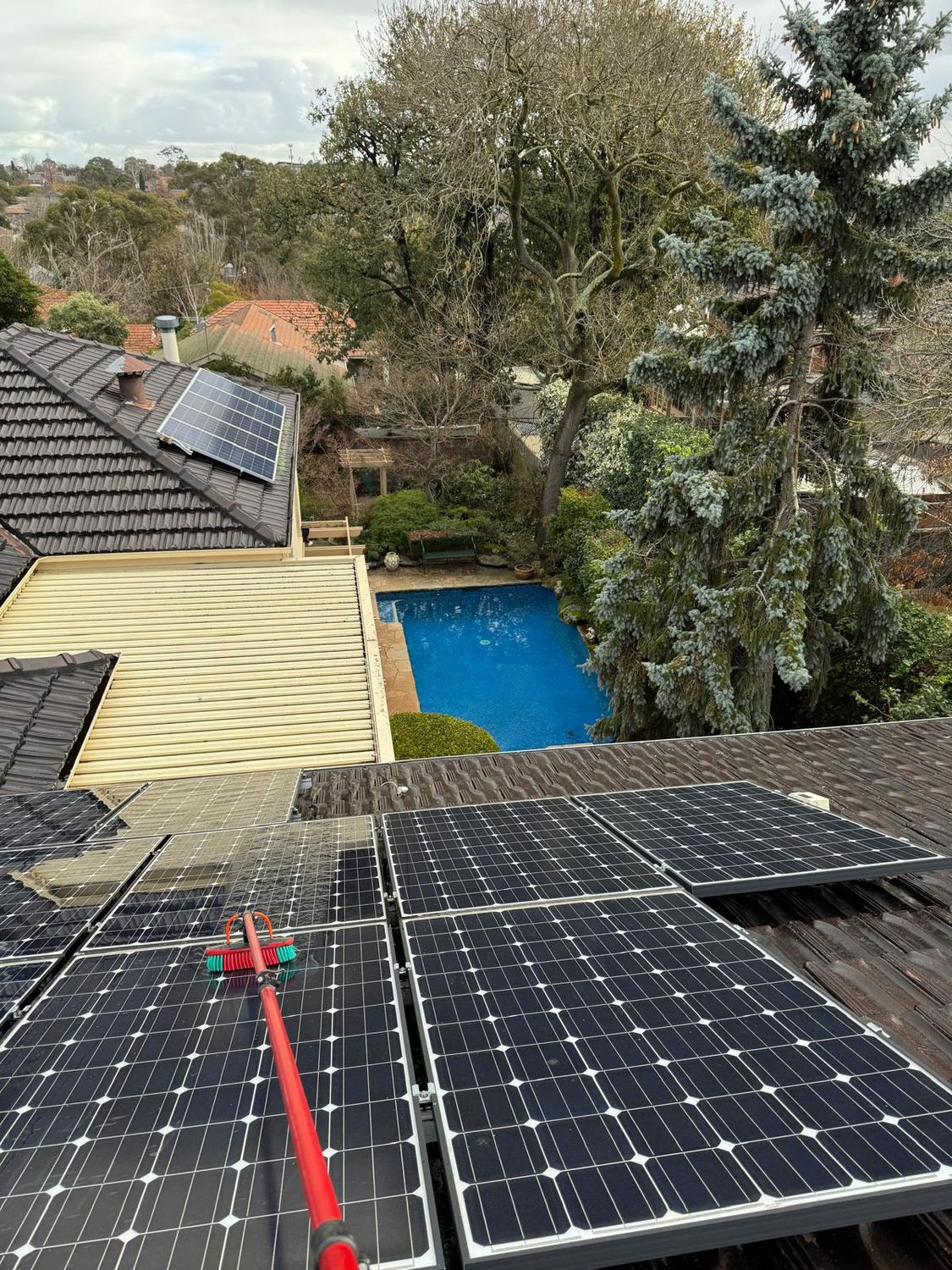 PrimePane solar panel cleaning detail
