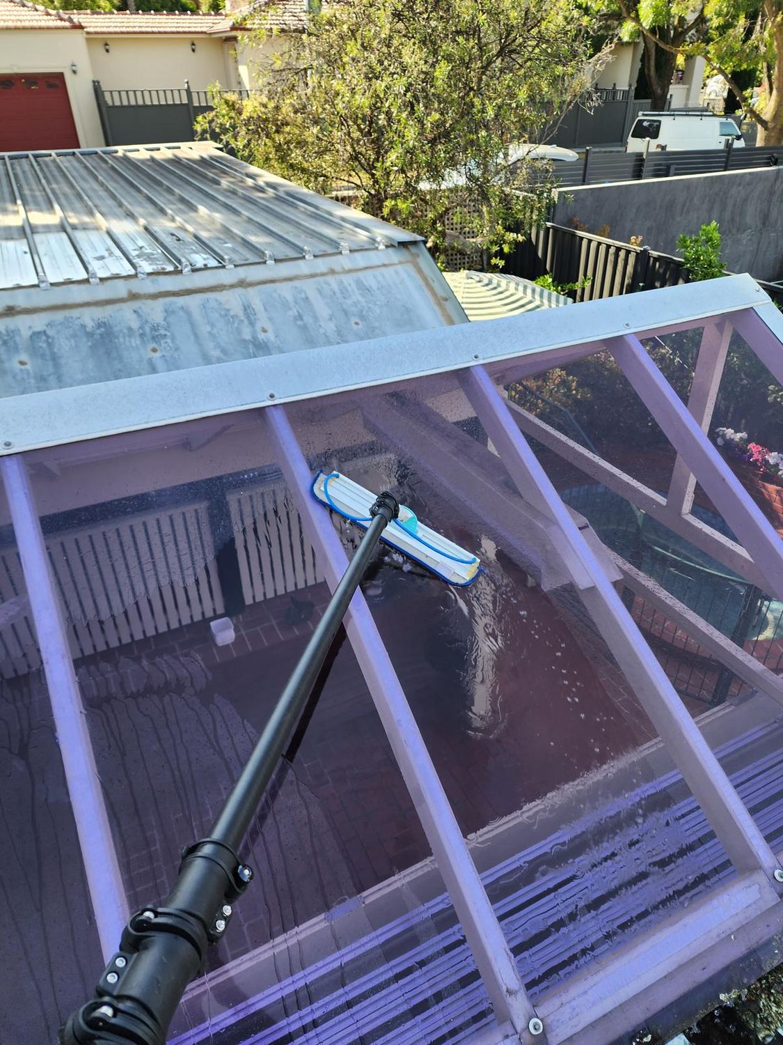PrimePane glass roof cleaning work